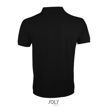 Φωτογραφία από πίσω από Prime Men 4-5XL - Ανδρικό πόλο πικέ σε χρώμα Black