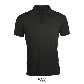 Φωτογραφία από μπροστά από Prime Men 4-5XL - Ανδρικό πόλο πικέ σε χρώμα Dark Grey