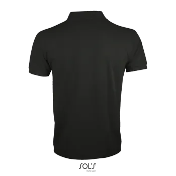 Φωτογραφία από πίσω από Prime Men 4-5XL - Ανδρικό πόλο πικέ σε χρώμα Dark Grey