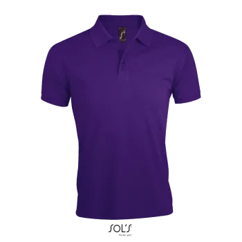Φωτογραφία από μπροστά από Prime Men 4-5XL - Ανδρικό πόλο πικέ σε χρώμα Dark Purple