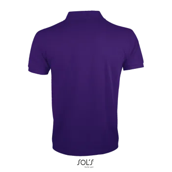 Φωτογραφία από πίσω από Prime Men 4-5XL - Ανδρικό πόλο πικέ σε χρώμα Dark Purple