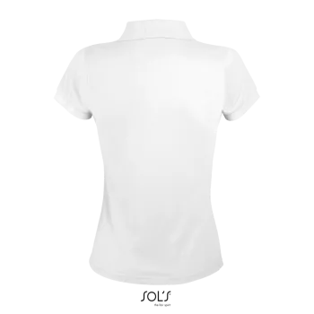 Φωτογραφία από πίσω από Prime Women Λευκό 3XL - Γυναικείο πόλο πικέ σε χρώμα White