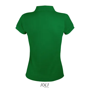 Φωτογραφία από πίσω από Prime Women 3XL - Γυναικείο πόλο πικέ σε χρώμα Kelly Green