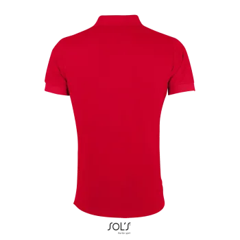 Φωτογραφία από πίσω από Portland Men 3XL - Ανδρικό πόλο πικέ σε χρώμα Red