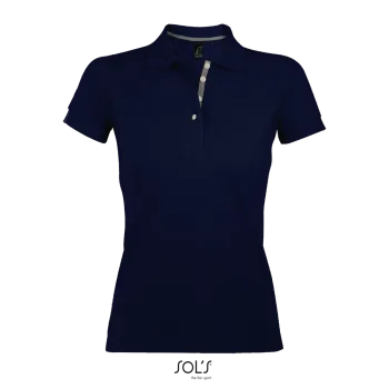 Φωτογραφία από μπροστά από Portland Women - Γυναικείο πόλο πικέ σε χρώμα French Navy