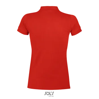 Φωτογραφία από πίσω από Portland Women - Γυναικείο πόλο πικέ σε χρώμα Burnt Orange