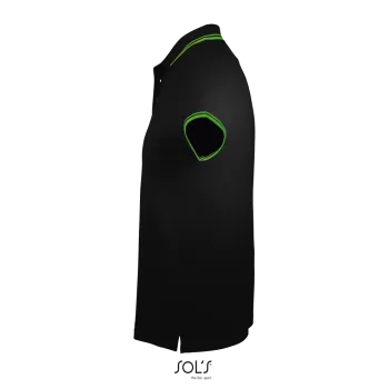 Φωτογραφία προφίλ από Pasadena Men 3XL - Ανδρικό πόλο πικέ σε χρώμα Black-Lime