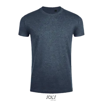 Φωτογραφία από μπροστά από Imperial Fit Heather - Ανδρικό T-shirt σε χρώμα Heather Denim