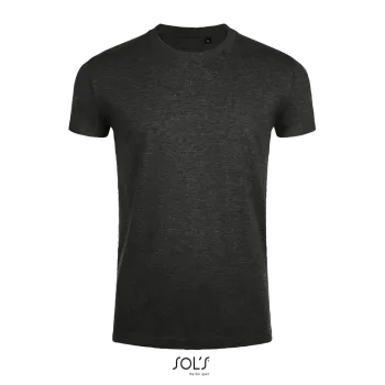Φωτογραφία από μπροστά από Imperial Fit Heather - Ανδρικό T-shirt σε χρώμα Charcoal Melange