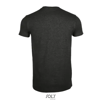 Φωτογραφία από πίσω από Imperial Fit Heather - Ανδρικό T-shirt σε χρώμα Charcoal Melange