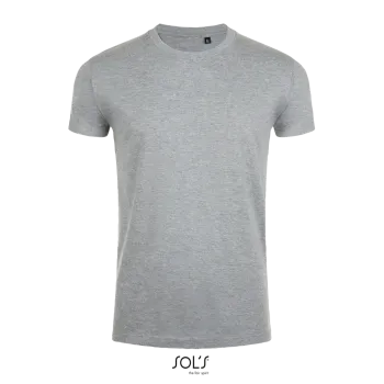 Φωτογραφία από μπροστά από Imperial Fit - Ανδρικό T-shirt σε χρώμα Grey Melange
