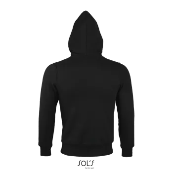 Φωτογραφία από πίσω από Sherpa - Unisex ζακέτα φούτερ με κουκούλα σε χρώμα Black