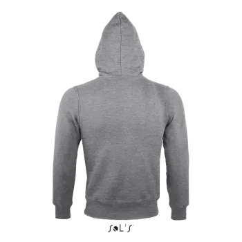 Φωτογραφία από πίσω από Sherpa - Unisex ζακέτα φούτερ με κουκούλα σε χρώμα Grey Melange