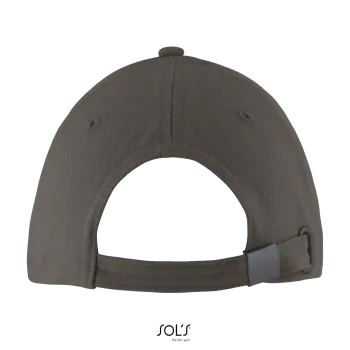 Φωτογραφία προφίλ από Long Beach - Πεντάφυλλο καπέλο τζόκεϊ σε χρώμα Carbon Grey