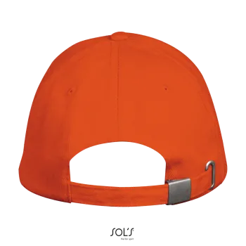 Φωτογραφία από πίσω από Long Beach - Πεντάφυλλο καπέλο τζόκεϊ σε χρώμα Orange