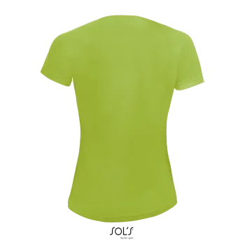 Φωτογραφία από πίσω από Sporty Women - Γυναικείο αθλητικό T-Shirt σε χρώμα Apple Green