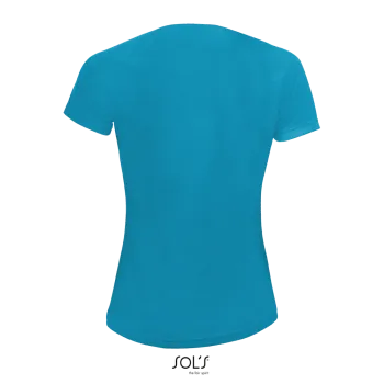 Φωτογραφία από πίσω από Sporty Women - Γυναικείο αθλητικό T-Shirt σε χρώμα Aqua