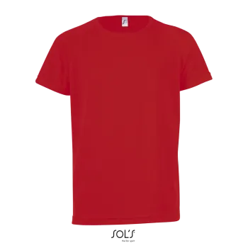 Φωτογραφία από μπροστά από Sporty Kids - Παιδικό αθλητκό T-Shirt σε χρώμα Red