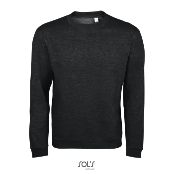 Φωτογραφία από μπροστά από Spider 3XL - Unisex μπλούζα φούτερ σε χρώμα Charcoal Melange