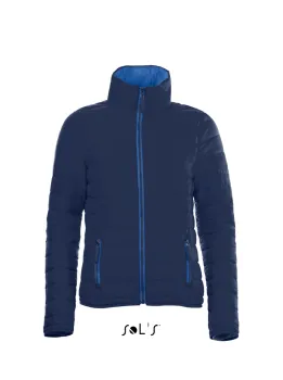 Φωτογραφία από μπροστά από Ride Women - Γυναικείο ελαφρύ μπουφάν με επένδυση σε χρώμα Navy