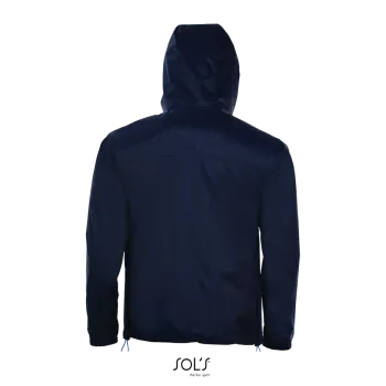 Φωτογραφία από πίσω από Skate 3XL - Unisex αντιανεμικό με επένδυση δίχτυ σε χρώμα Navy-Royal Blue