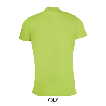 Φωτογραφία από πίσω από Performer Men 3XL - Ανδρικό αθλητικό πόλο σε χρώμα Apple Green