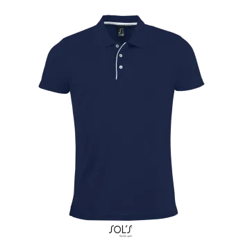 Φωτογραφία από μπροστά από Performer Men 3XL - Ανδρικό αθλητικό πόλο σε χρώμα French Navy