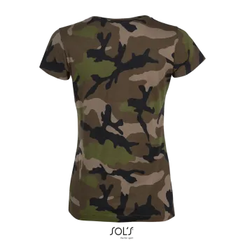 Φωτογραφία από πίσω από Camo Women - Γυναικείο T-shirt παραλλαγής σε χρώμα Camo