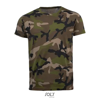 Φωτογραφία από μπροστά από Camo Men - Ανδρικό T-shirt παραλλαγής σε χρώμα Camo