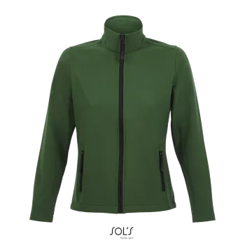 Φωτογραφία από μπροστά από Race Women - Γυναικείο softshell σε χρώμα Bottle Green