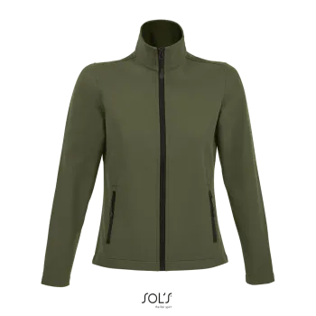 Φωτογραφία από μπροστά από Race Women - Γυναικείο softshell σε χρώμα Army