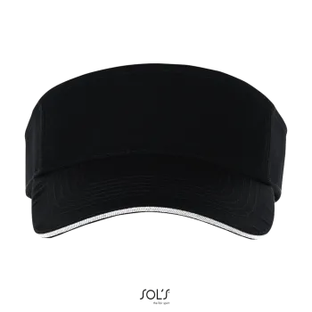 Φωτογραφία από μπροστά από Ace - Unisex προσωπίδα σε χρώμα Black-White