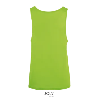 Φωτογραφία από πίσω από Jamaica - Unisex αμάνικο μπλουζάκι σε χρώμα Neon Green