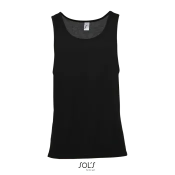 Φωτογραφία από μπροστά από Jamaica - Unisex αμάνικο μπλουζάκι σε χρώμα Black