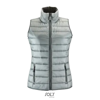 Φωτογραφία από μπροστά από Wave Women - Γυναικείο ελαφρύ μπουφάν σε χρώμα Metal Grey