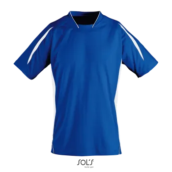 Φωτογραφία από μπροστά από Maracana 2 SSL - Unisex κοντομάνικη μπλούζα σε χρώμα Royal-White