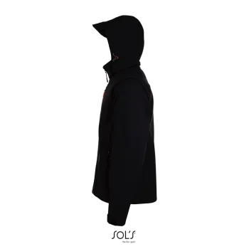 Φωτογραφία προφίλ από Transformer 3-5XL - Μπουφάν softshell με αποσπώμενη κουκούλα και μανίκια σε χρώμα Black