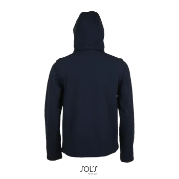 Φωτογραφία από πίσω από Transformer 3-5XL - Μπουφάν softshell με αποσπώμενη κουκούλα και μανίκια σε χρώμα French Navy