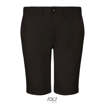 Φωτογραφία από μπροστά από Jasper (48-52) - Ανδρική βερμούδα chino σε χρώμα Black