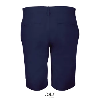 Φωτογραφία από πίσω από Jasper (48-52) - Ανδρική βερμούδα chino σε χρώμα French Navy