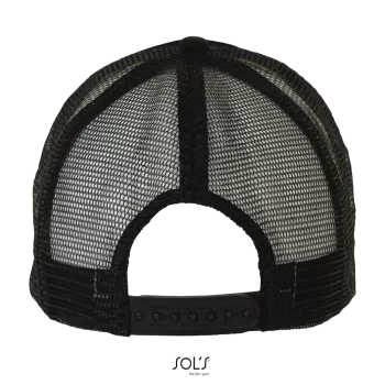 Φωτογραφία από πίσω από Bubble - Πεντάφυλλο καπέλο με δίχτυ και σφουγγάρι σε χρώμα Black