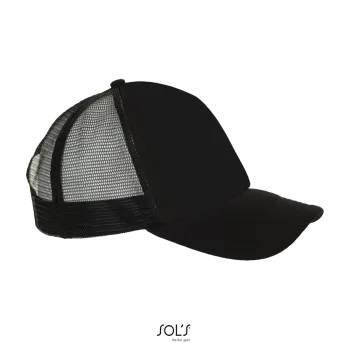 Φωτογραφία προφίλ από Bubble - Πεντάφυλλο καπέλο με δίχτυ και σφουγγάρι σε χρώμα Black