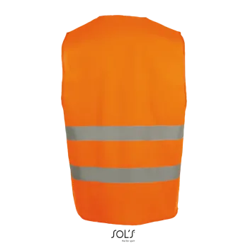 Φωτογραφία από μπροστά από Secure Pro - Γιλέκο ανακλαστικό σε χρώμα Neon Orange
