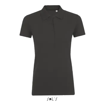 Φωτογραφία από μπροστά από Phoenix Women - Γυναικείο πόλο πικέ σε χρώμα Charcoal Melange