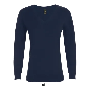 Φωτογραφία από μπροστά από Glory Women - Γυναικείο πουλόβερ με γιακά 