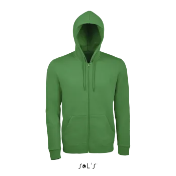 Φωτογραφία από μπροστά από Stone 3XL - Unisex ζακέτα φούτερ με κουκούλα σε χρώμα Kelly Green