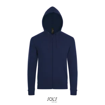 Φωτογραφία από μπροστά από Stone 3XL - Unisex ζακέτα φούτερ με κουκούλα σε χρώμα French Navy