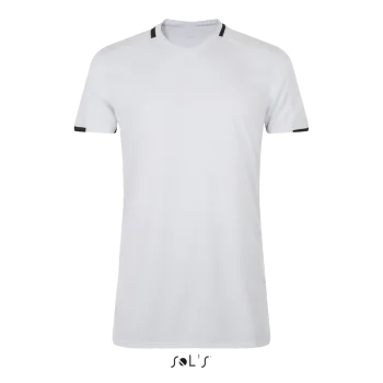 Φωτογραφία από μπροστά από Classico - Αθλητική μπλούζα ενηλίκων σε χρώμα White-Black