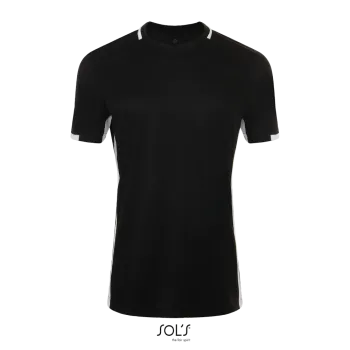 Φωτογραφία από μπροστά από Classico - Αθλητική μπλούζα ενηλίκων σε χρώμα Black-White