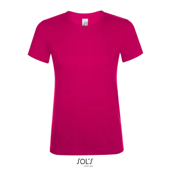 Φωτογραφία από μπροστά από Regent Women - Γυναικείο T-shirt σε χρώμα Fuchsia